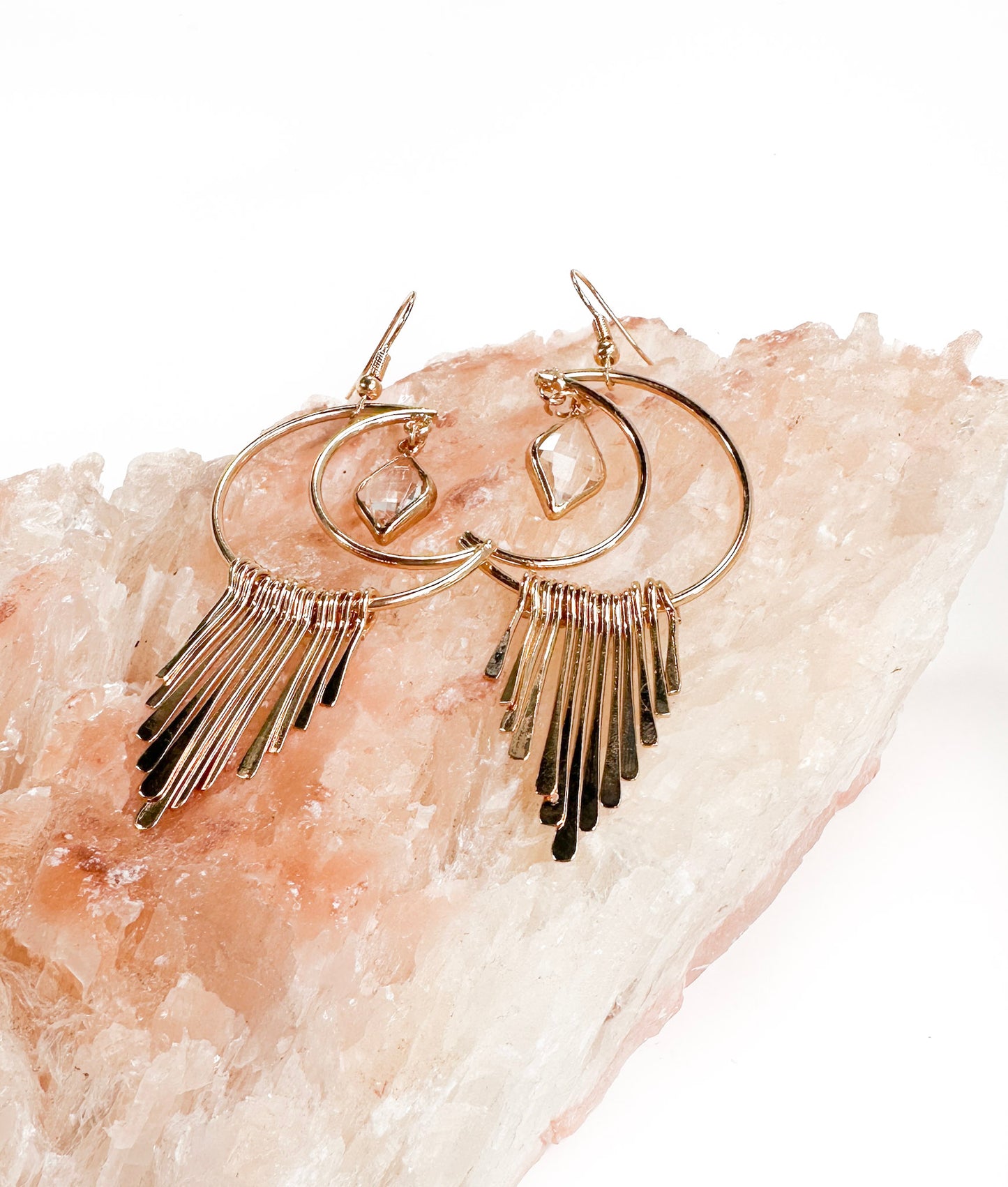 DREAM CATCHER Moon Statement Earrings