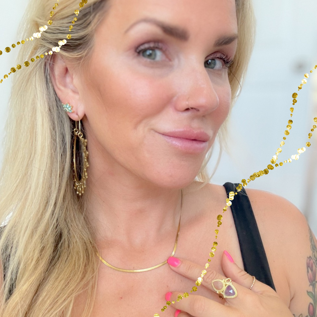 HARMONY GRACE Herringbone Sleek Water Proof Chain Necklace