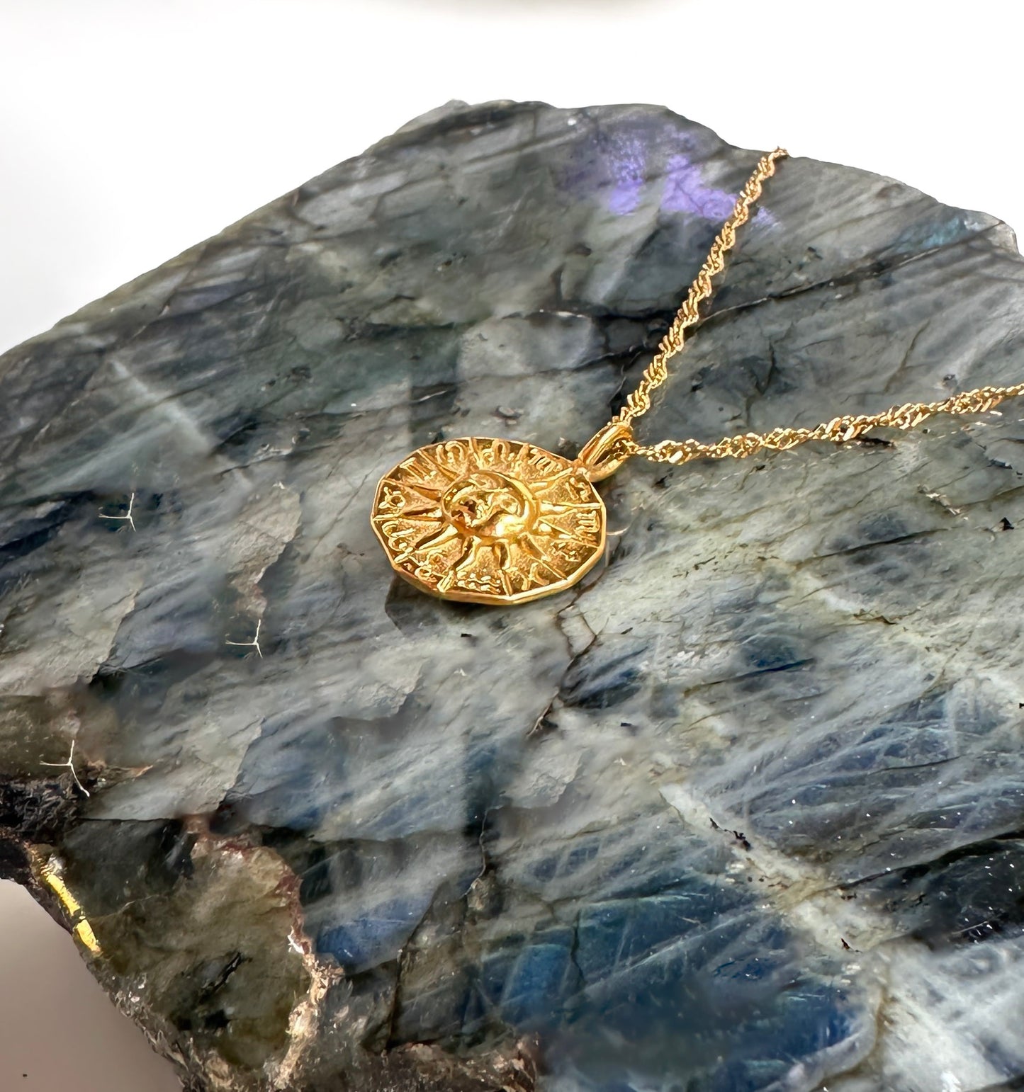 RADIANT LIGHT Sun Pendent Astrology Necklace