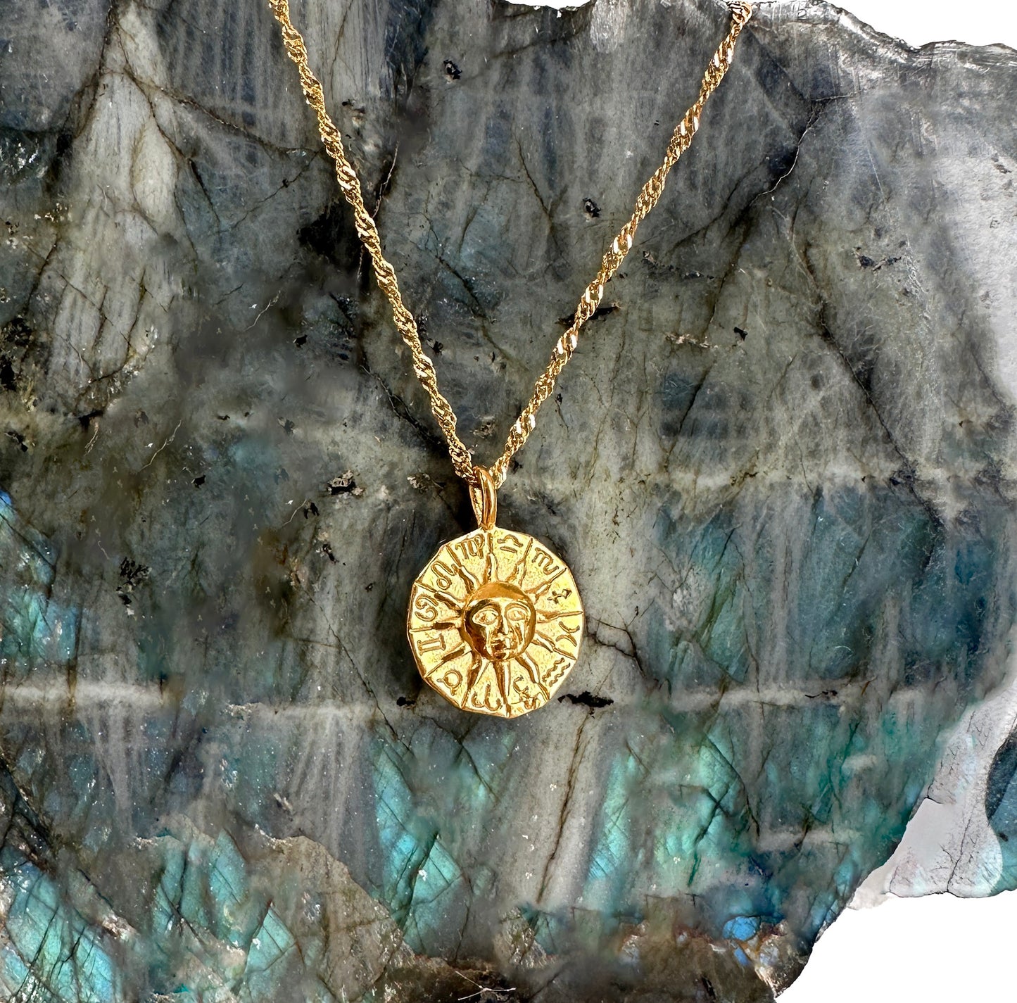 RADIANT LIGHT Sun Pendent Astrology Necklace