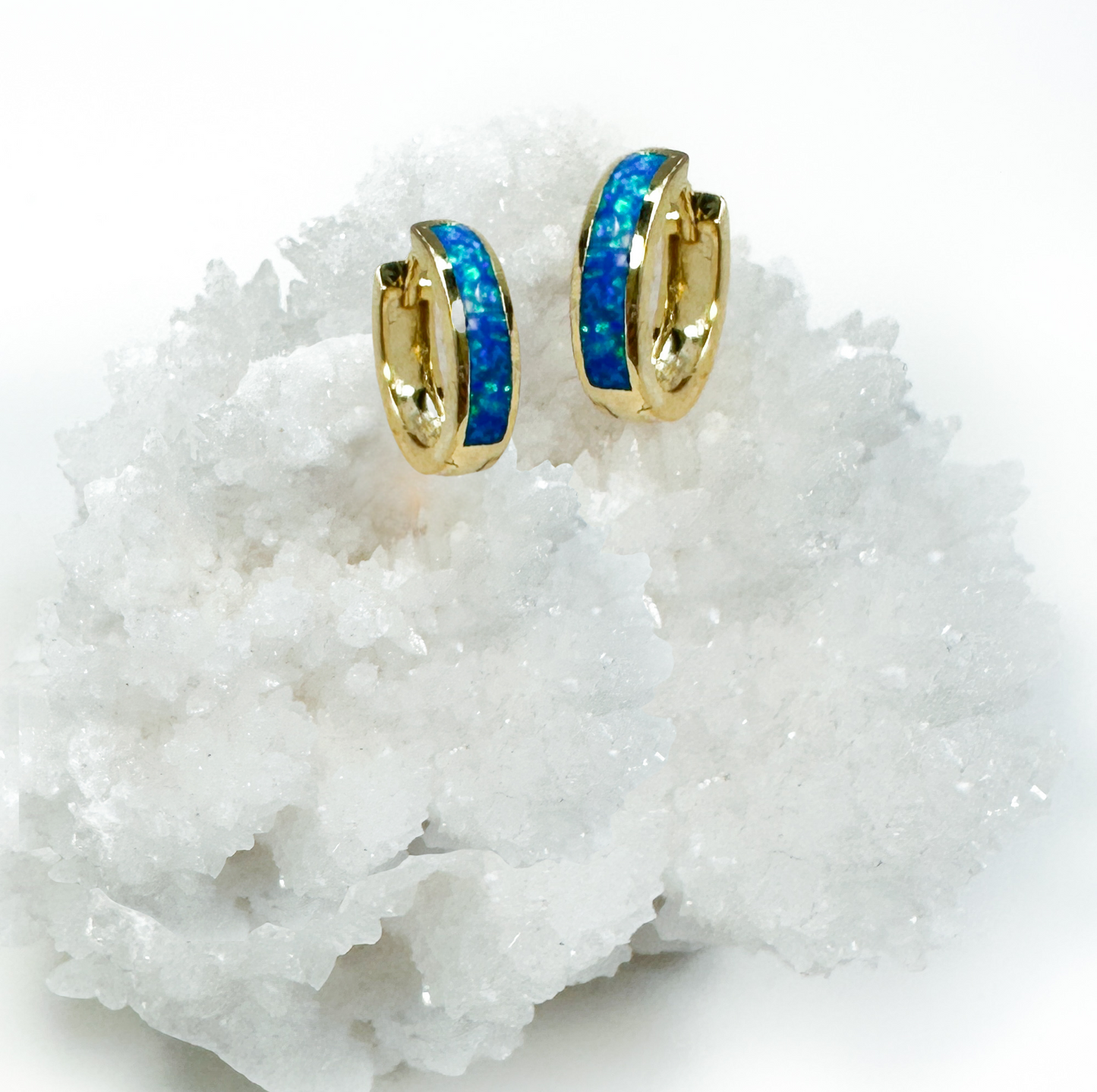 ATLANTIS AZUL Opal Small Hoop Earring