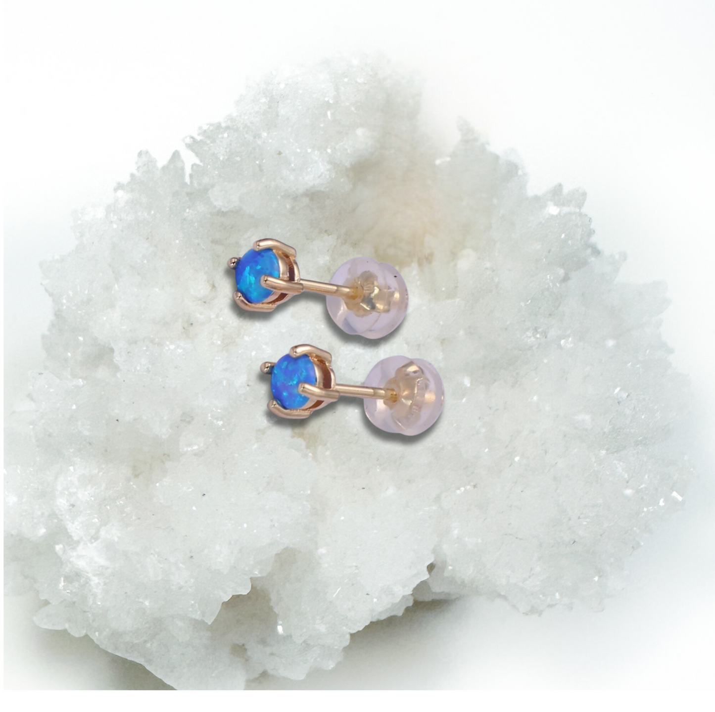 CASPIAN Blue Opal Gold Filled Stud