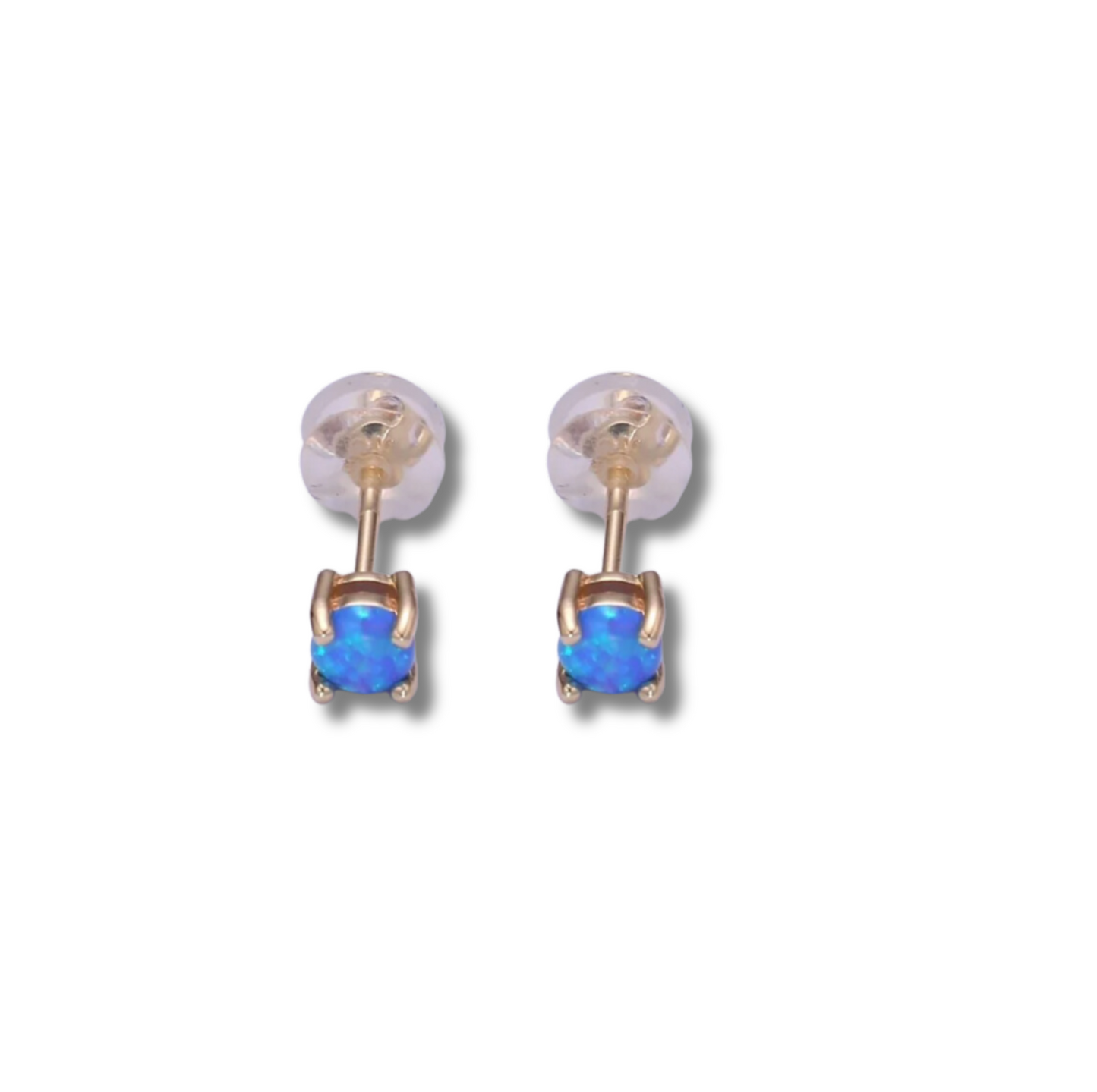CASPIAN Blue Opal Gold Filled Studs