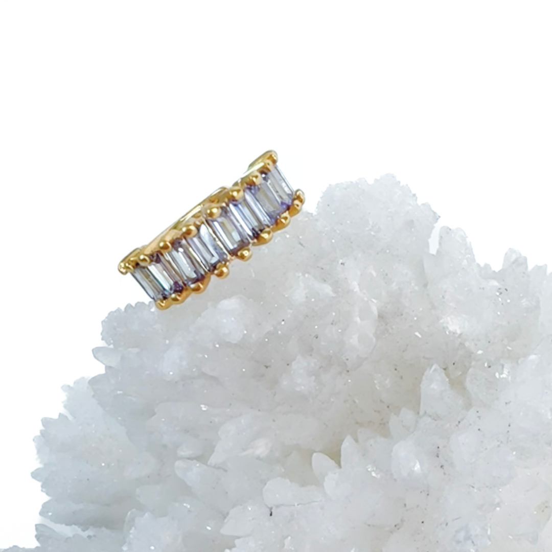CRYSTAL CROWN Adjustable CZ Ear Cuff