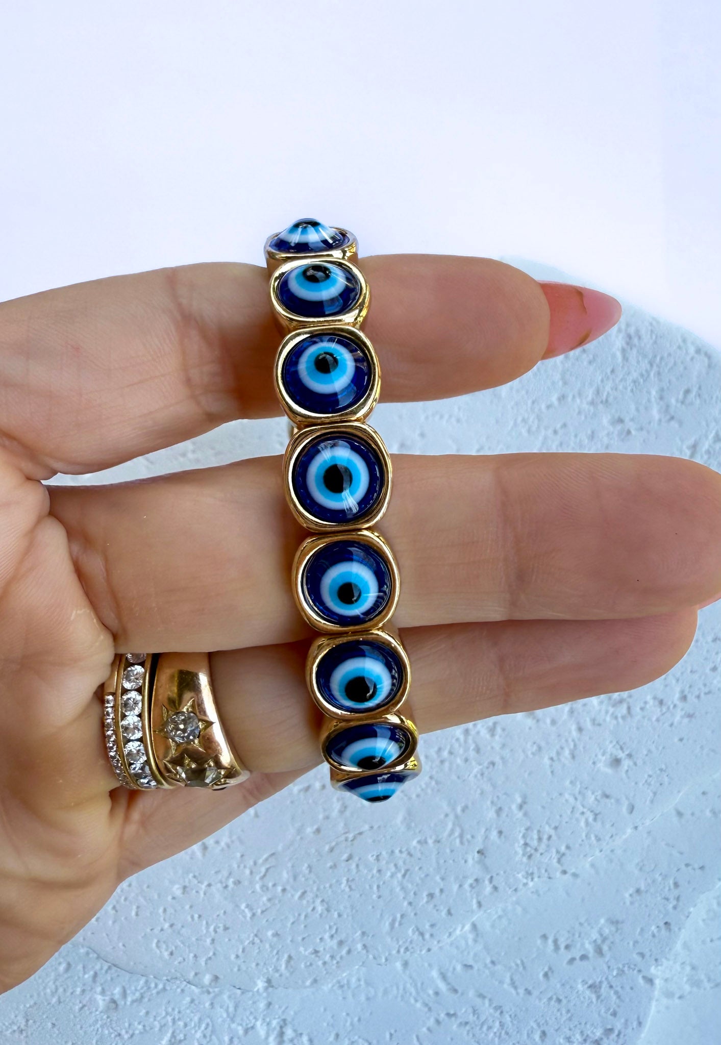 Eternal Protection Evil Eye Stretch Bracelet