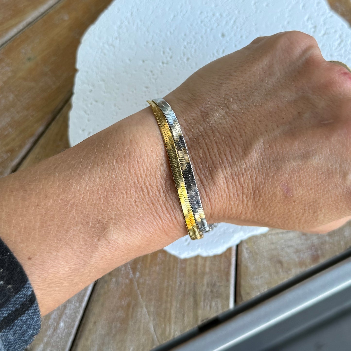 Ice Queen Herringbone Bracelet