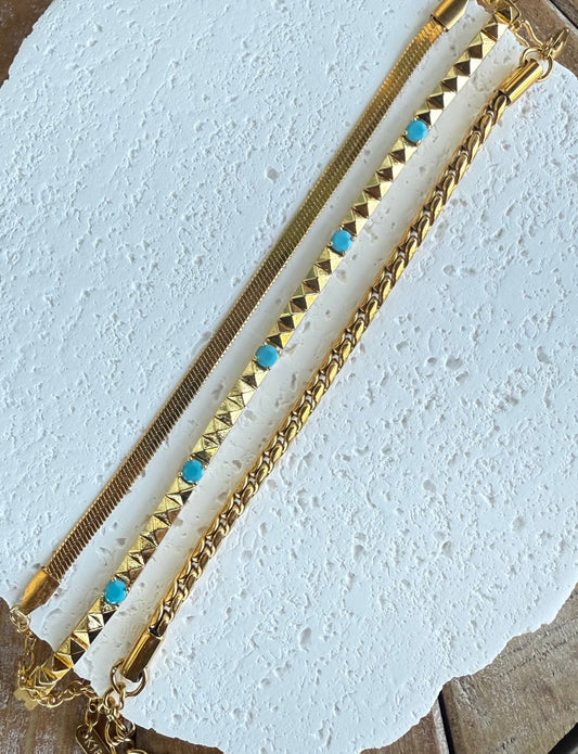 Desert Aura Bracelet Stack of 3