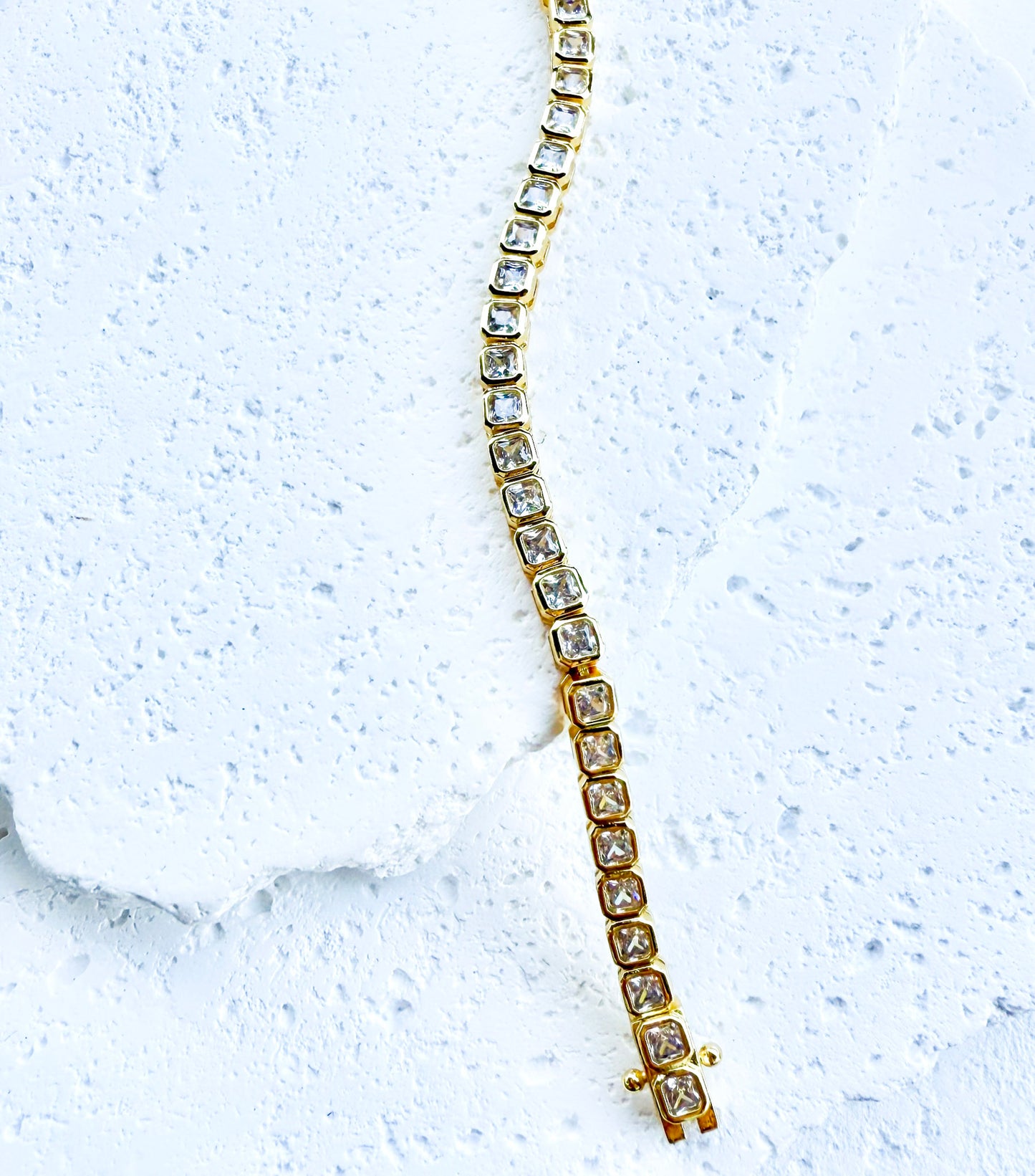 Light Code CZ Tennis Bracelet