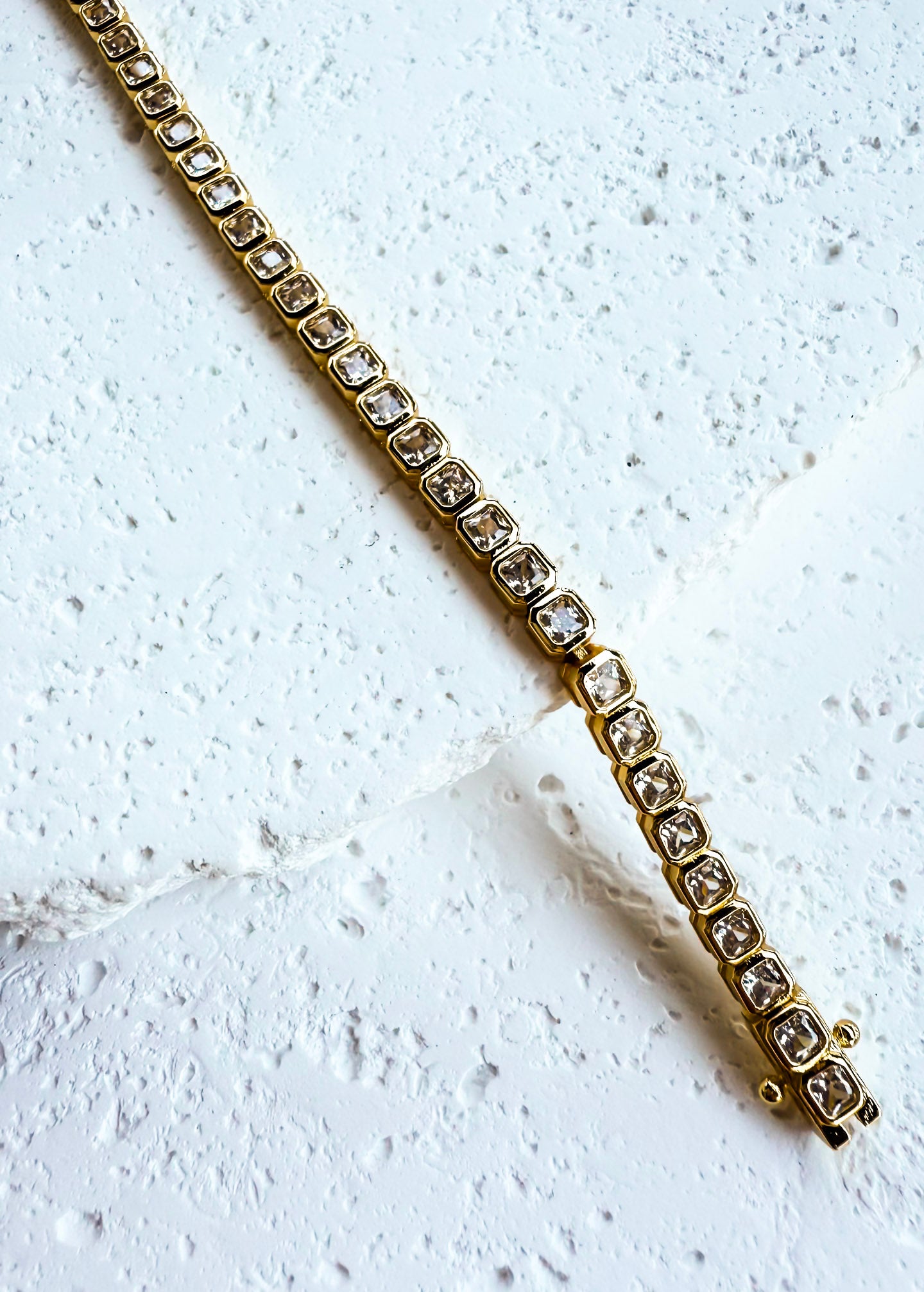 Light Code CZ Tennis Bracelet