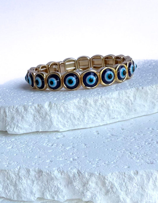 Eternal Protection Evil Eye Stretch Bracelet